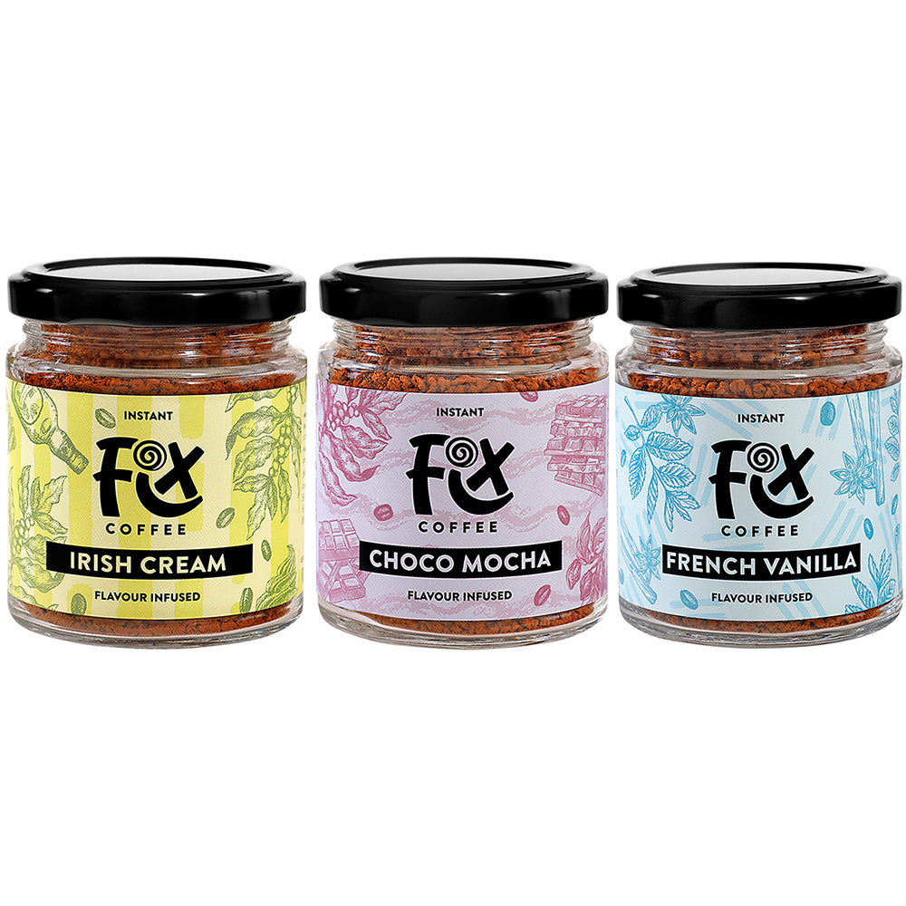 Irish Cream, Choco Mocha & French Vanilla Instant Coffee