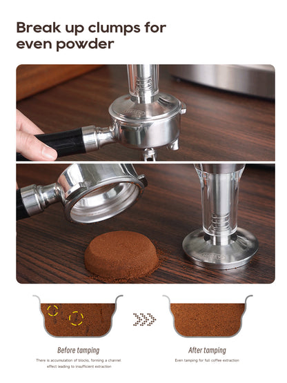 HiBREW Adjustable Pressure Spring Tamper