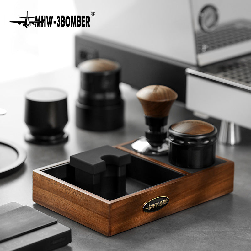 MHW-3BOMBER Espresso Tamping Station Coffee Portafilter Holder