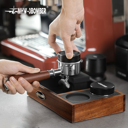 MHW-3BOMBER Espresso Tamping Station Coffee Portafilter Holder