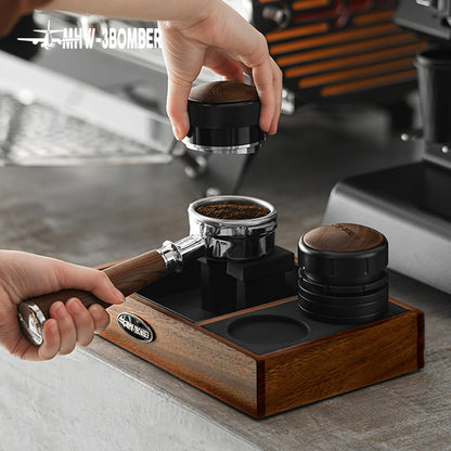 MHW-3BOMBER Espresso Tamping Station Coffee Portafilter Holder