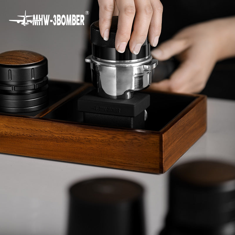 MHW-3BOMBER Espresso Tamping Station Coffee Portafilter Holder