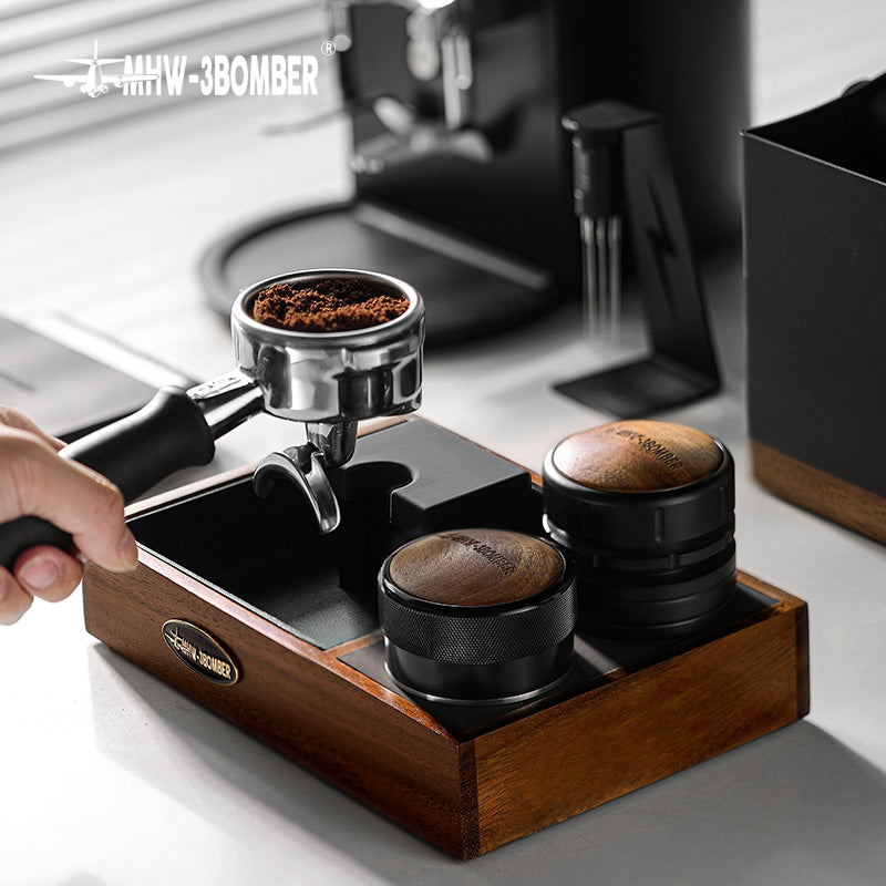 MHW-3BOMBER Espresso Tamping Station Coffee Portafilter Holder