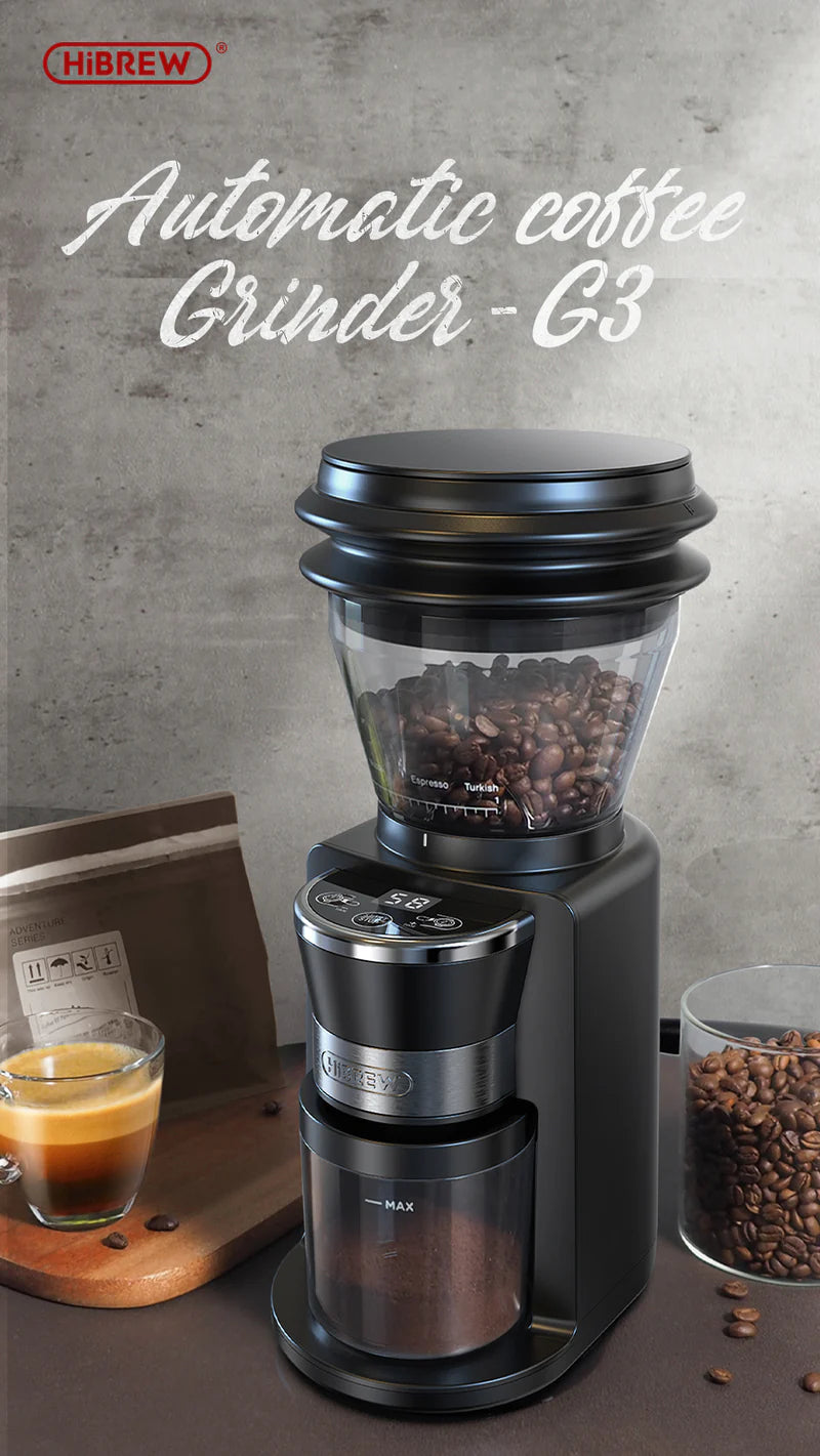 HiBREW G3 40mm Conical Burr Electric Coffee Grinder