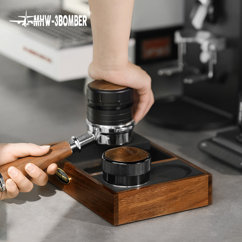 MHW-3BOMBER Espresso Tamping Station Coffee Portafilter Holder