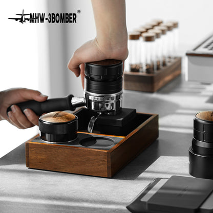 MHW-3BOMBER Espresso Tamping Station Coffee Portafilter Holder