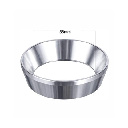 Stainless Steel Coffee Dosing Ring – Precise Espresso Grounds Funnel for Mess-Free Coffee Distribution, Compatible with Portafilters for Espresso Machines and Barista Tools