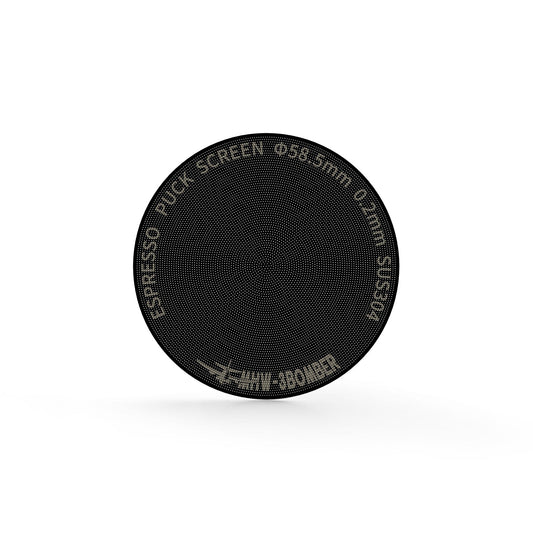 MHW-3BOMBER Espresso Puck Screen Titanium Plated Black