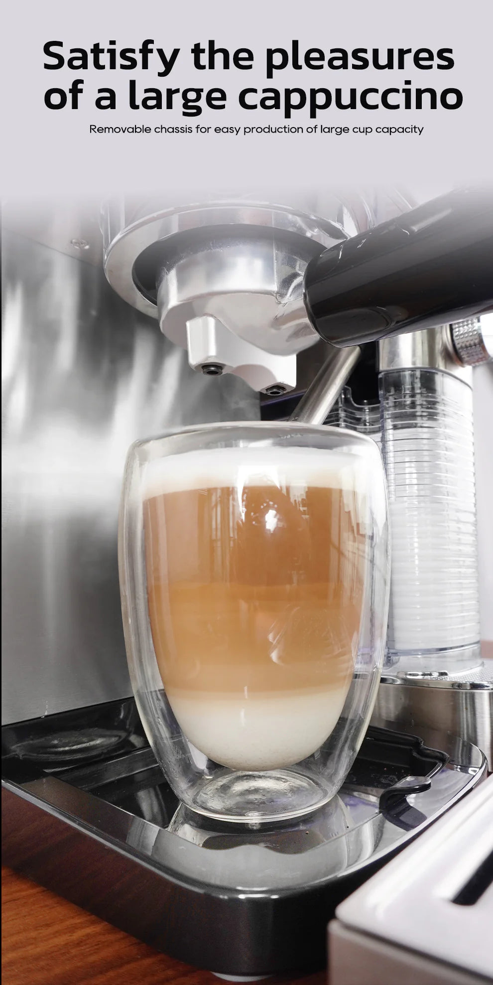 HiBREW H13A 20 Bar Espresso Coffee Machine With Milk Frother