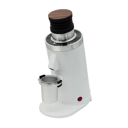 DF64 Gen 2 coffee grinder in sleek white finish, perfect for home baristas seeking precision grinding.