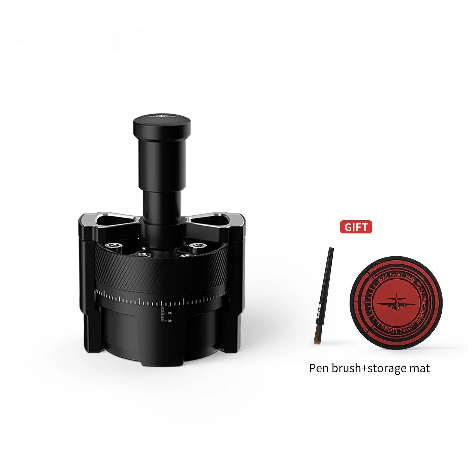 MHW-3BOMBER black SE Pro WDT tool. Needle distributor shown with brush and storage mat gift.
