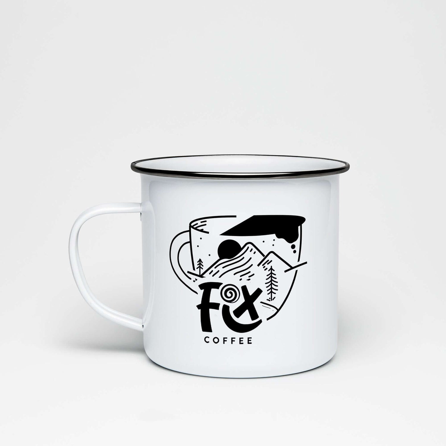 Fix Coffee mug, enamel coffee mug, outdoor coffee mug, adventure coffee mug, durable coffee mug, coffee accessories India, unique coffee mugs